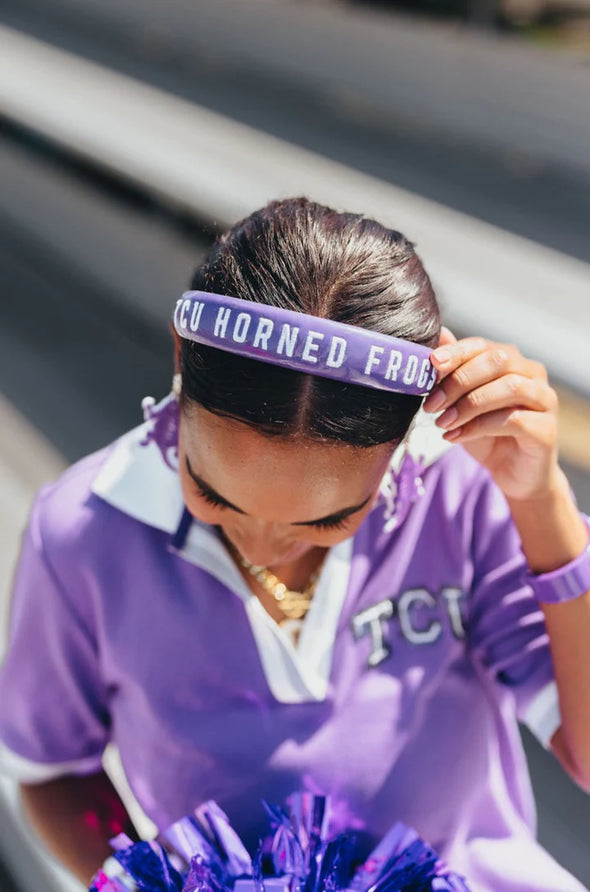 TCU Embroidered Headband