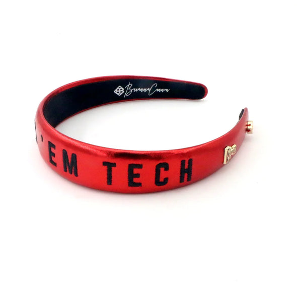 Texas Tech Embroidered Headband