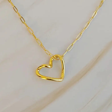 The Heart on a Chain Necklace