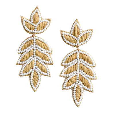 The Lily Raffia Earring