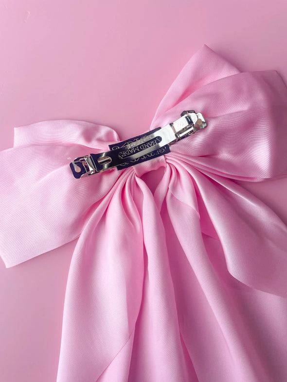 The Hair Bow Barrette (Three Colors)