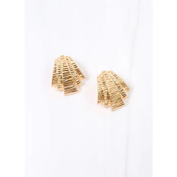 Alisha Drop Earring-Gold