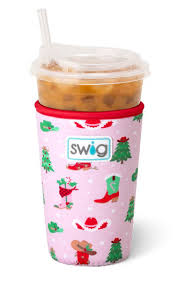 Howdy Holidays Iced Cup Coolie