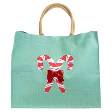 Candy Cane Carryall Tote