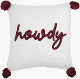 The Howdy PomPom Pillow