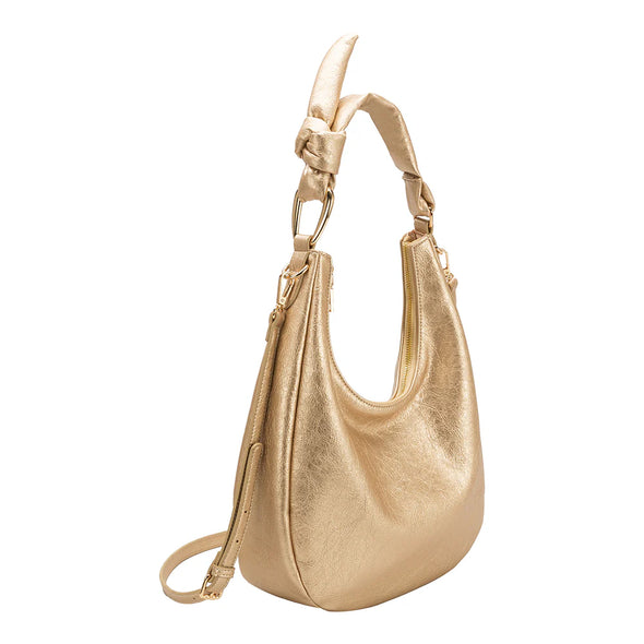 The Lilie Knot Shoulder Bag-Gold